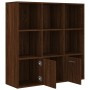 Eichenbraunes Regal 98x30x98 cm von vidaXL, Bücherregale und Regale - Ref: Foro24-815449, Preis: 84,54 €, Rabatt: %