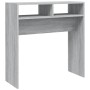 Sonoma gray plywood console table 78x30x80 cm by vidaXL, Side tables - Ref: Foro24-815937, Price: 36,28 €, Discount: %