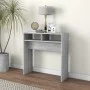 Sonoma gray plywood console table 78x30x80 cm by vidaXL, Side tables - Ref: Foro24-815937, Price: 34,44 €, Discount: %