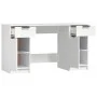 Weißer Sperrholzschreibtisch mit Beistellschrank von vidaXL, Schreibtische - Ref: Foro24-3115908, Preis: 172,18 €, Rabatt: %