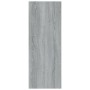 Sonoma gray plywood console table 78x30x80 cm by vidaXL, Side tables - Ref: Foro24-815937, Price: 36,28 €, Discount: %