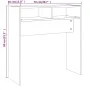 Sonoma gray plywood console table 78x30x80 cm by vidaXL, Side tables - Ref: Foro24-815937, Price: 34,44 €, Discount: %
