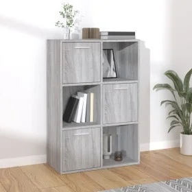 Gray Sonoma storage unit 60x29.5x90 cm by vidaXL, Bookcases and shelves - Ref: Foro24-815454, Price: 84,42 €, Discount: %