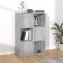 Gray Sonoma storage unit 60x29.5x90 cm by vidaXL, Bookcases and shelves - Ref: Foro24-815454, Price: 84,42 €, Discount: %