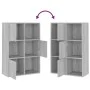 Gray Sonoma storage unit 60x29.5x90 cm by vidaXL, Bookcases and shelves - Ref: Foro24-815454, Price: 84,42 €, Discount: %