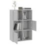 Gray Sonoma storage unit 60x29.5x90 cm by vidaXL, Bookcases and shelves - Ref: Foro24-815454, Price: 84,42 €, Discount: %
