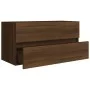 Mueble de lavabo madera de ingeniería roble marrón 90x38,5x45cm de vidaXL, Muebles de baño - Ref: Foro24-815656, Precio: 66,0...
