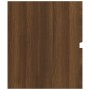 Waschbeckenschrank aus braunem Eichenholzwerkstoff, 90 x 38,5 x 45 cm von vidaXL, Badezimmermöbel - Ref: Foro24-815656, Preis...