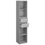 Sonoma gray plywood shelving 36x30x171 cm by vidaXL, Bookcases and shelves - Ref: Foro24-815535, Price: 74,34 €, Discount: %