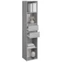 Sonoma gray plywood shelving 36x30x171 cm by vidaXL, Bookcases and shelves - Ref: Foro24-815535, Price: 74,34 €, Discount: %