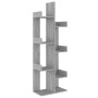 Sonoma-graues Sperrholzregal 48x25,5x140 cm von vidaXL, Bücherregale und Regale - Ref: Foro24-816006, Preis: 57,64 €, Rabatt: %