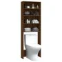 Brown oak washing machine cabinet 64x24x190 cm by vidaXL, Accessories for washing machines and dryers - Ref: Foro24-815953, P...