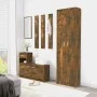 Flurschrank aus geräuchertem Eichensperrholz, 55 x 25 x 189 cm von vidaXL, Kleiderschränke - Ref: Foro24-815516, Preis: 114,2...