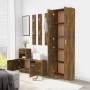 Flurschrank aus geräuchertem Eichensperrholz, 55 x 25 x 189 cm von vidaXL, Kleiderschränke - Ref: Foro24-815516, Preis: 114,2...