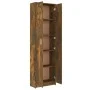 Flurschrank aus geräuchertem Eichensperrholz, 55 x 25 x 189 cm von vidaXL, Kleiderschränke - Ref: Foro24-815516, Preis: 114,2...