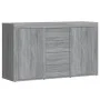 Aparador de madera contrachapada gris Sonoma 120x36x69 cm de vidaXL, Aparadores - Ref: Foro24-815493, Precio: 138,86 €, Descu...