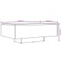 Räuchereiche furnierter Couchtisch 85x55x31 cm von vidaXL, Couchtisch - Ref: Foro24-815759, Preis: 58,02 €, Rabatt: %
