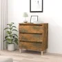 Smoked oak plywood sideboard 60x35x69 cm by vidaXL, Sideboards - Ref: Foro24-815804, Price: 60,83 €, Discount: %