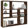 Wandregal aus geräuchertem Eichensperrholz, 90 x 16 x 78 cm von vidaXL, Regale und Regale - Ref: Foro24-815558, Preis: 51,44 ...