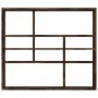 Smoked oak plywood wall shelf 90x16x78 cm by vidaXL, Shelves and shelves - Ref: Foro24-815558, Price: 50,48 €, Discount: %