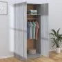 Sonoma grau Sperrholz Kleiderschrank 80x52x180 cm von vidaXL, Kleiderschränke - Ref: Foro24-815352, Preis: 211,40 €, Rabatt: %