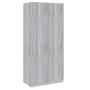 Kleiderschrank aus grauem Sonoma-Sperrholz, 90 x 52 x 200 cm von vidaXL, Kleiderschränke - Ref: Foro24-815355, Preis: 194,12 ...
