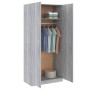 Kleiderschrank aus grauem Sonoma-Sperrholz, 90 x 52 x 200 cm von vidaXL, Kleiderschränke - Ref: Foro24-815355, Preis: 194,12 ...
