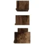 Wandregale 3 Einheiten, Sperrholz aus geräucherter Eiche von vidaXL, Regale und Regale - Ref: Foro24-815261, Preis: 22,58 €, ...