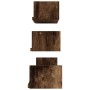 Wandregale 3 Einheiten, Sperrholz aus geräucherter Eiche von vidaXL, Regale und Regale - Ref: Foro24-815261, Preis: 22,94 €, ...