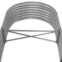 Jardinera arriate acero galvanizado marrón 152x80x36 cm
