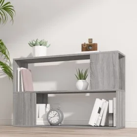 Sonoma gray plywood shelving 100x24x63 cm by vidaXL, Bookcases and shelves - Ref: Foro24-816039, Price: 37,03 €, Discount: %