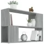 Sonoma-graues Sperrholzregal 100x24x63 cm von vidaXL, Bücherregale und Regale - Ref: Foro24-816039, Preis: 37,03 €, Rabatt: %