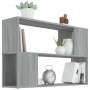 Sonoma gray plywood shelving 100x24x63 cm by vidaXL, Bookcases and shelves - Ref: Foro24-816039, Price: 37,30 €, Discount: %