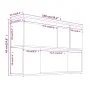 Sonoma-graues Sperrholzregal 100x24x63 cm von vidaXL, Bücherregale und Regale - Ref: Foro24-816039, Preis: 37,03 €, Rabatt: %