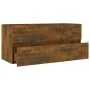 Mueble lavabo madera contrachapada roble ahumado 100x38,5x45 cm de vidaXL, Muebles de baño - Ref: Foro24-815657, Precio: 56,4...