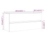 Waschtischunterschrank aus geräuchertem Eichenholz 100x38,5x45 cm von vidaXL, Badezimmermöbel - Ref: Foro24-815657, Preis: 57...