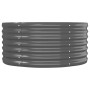 Jardinera arriate acero galvanizado antracita 152x80x36 cm