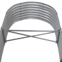 Jardinera arriate acero galvanizado antracita 152x80x36 cm