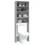 Sonoma grauer Waschmaschinenschrank 64x24x190 cm von vidaXL, Zubehör für Waschmaschinen und Trockner - Ref: Foro24-815952, Pr...