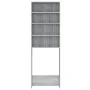 Sonoma grauer Waschmaschinenschrank 64x24x190 cm von vidaXL, Zubehör für Waschmaschinen und Trockner - Ref: Foro24-815952, Pr...