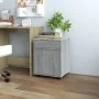 Sonoma grau Sperrholz Rollen Schrank 45x38x54 cm von vidaXL, Schließfächer und Lagerschränke - Ref: Foro24-815964, Preis: 51,...
