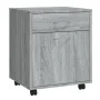 Sonoma grau Sperrholz Rollen Schrank 45x38x54 cm von vidaXL, Schließfächer und Lagerschränke - Ref: Foro24-815964, Preis: 51,...