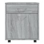 Sonoma grau Sperrholz Rollen Schrank 45x38x54 cm von vidaXL, Schließfächer und Lagerschränke - Ref: Foro24-815964, Preis: 52,...