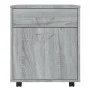 Sonoma grau Sperrholz Rollen Schrank 45x38x54 cm von vidaXL, Schließfächer und Lagerschränke - Ref: Foro24-815964, Preis: 51,...