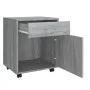 Sonoma grau Sperrholz Rollen Schrank 45x38x54 cm von vidaXL, Schließfächer und Lagerschränke - Ref: Foro24-815964, Preis: 51,...
