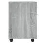 Plywood gray Sonoma wheeled cabinet 45x38x54 cm by vidaXL, Lockers and storage cabinets - Ref: Foro24-815964, Price: 51,70 €,...
