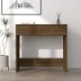 Schreibtisch aus eichenbraunem Sperrholz, 80x40x75 cm von vidaXL, Schreibtische - Ref: Foro24-815476, Preis: 57,21 €, Rabatt: %