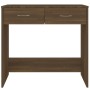 Oak brown plywood desk 80x40x75 cm by vidaXL, Desks - Ref: Foro24-815476, Price: 58,89 €, Discount: %