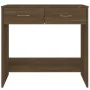 Schreibtisch aus eichenbraunem Sperrholz, 80x40x75 cm von vidaXL, Schreibtische - Ref: Foro24-815476, Preis: 57,21 €, Rabatt: %