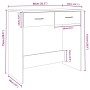 Oak brown plywood desk 80x40x75 cm by vidaXL, Desks - Ref: Foro24-815476, Price: 58,89 €, Discount: %